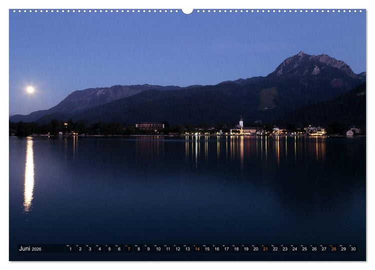Produktbild: Rund um den Wolfgangsee (Wandkalender 2026 DIN A2 quer), CALVENDO Monatskalender