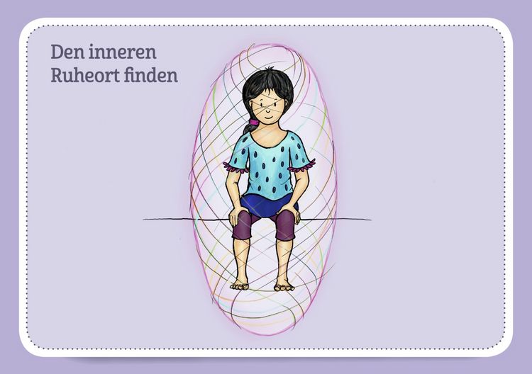 Produktbild: Achtsamkeits&uuml;bungen f&uuml;r entspanntes Lernen. 30 Bildkarten f&uuml;r Kinder