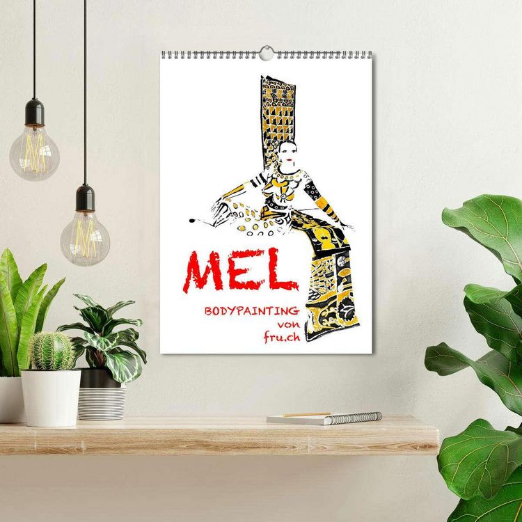 Produktbild: MEL Bodypainting von fru.ch (Wandkalender 2026 DIN A3 hoch), CALVENDO Monatskalender