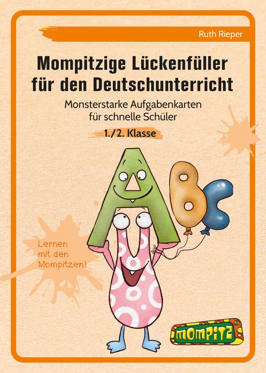 Produktbild: Mompitzige L&uuml;ckenf&uuml;ller f&uuml;r den Deutschunterricht