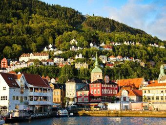 Produktbild: CALVENDO Puzzle Die Stadt Bergen in Norwegen | 1000 Teile Lege-Gr&ouml;&szlig;e 64x48cm Foto-Puzzle f&uuml;r gl&uuml;ckliche Stunden