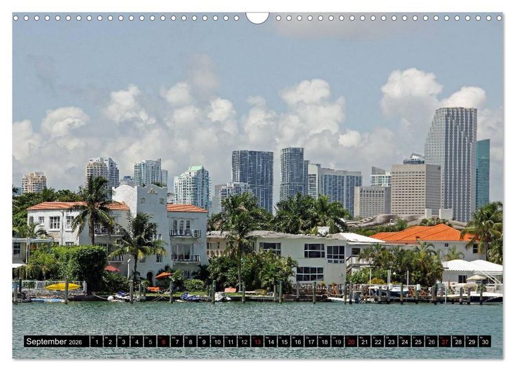 Produktbild: MIAMI (Wandkalender 2026 DIN A3 quer), CALVENDO Monatskalender