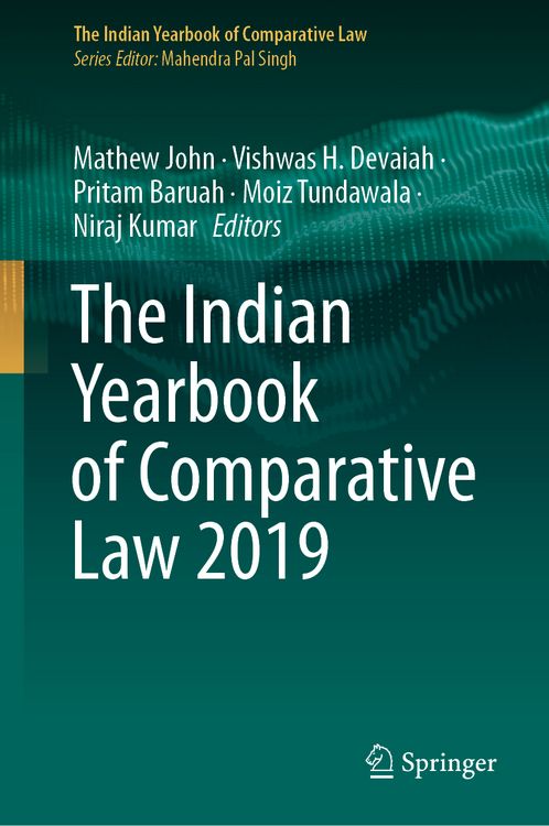 Produktbild: The Indian Yearbook of Comparative Law 2019
