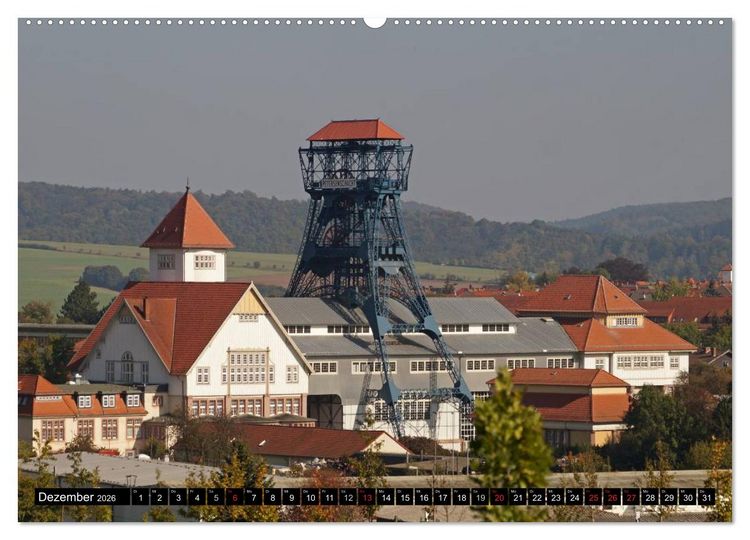 Produktbild: Musik- und Bergstadt Sondershausen/Th&uuml;ringen (hochwertiger Premium Wandkalender 2026 DIN A2 quer), Kunstdruck in Hochglanz