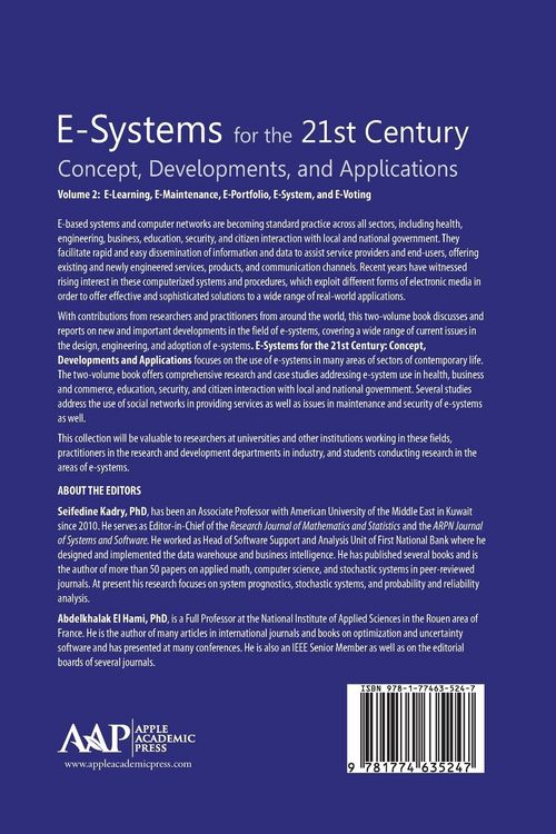 Produktbild: E-Systems for the 21st Century