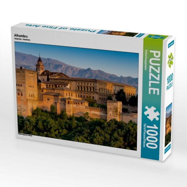 Produktbild: CALVENDO Puzzle Alhambra | 1000 Teile Lege-Gr&ouml;&szlig;e 64x48cm Foto-Puzzle f&uuml;r gl&uuml;ckliche Stunden