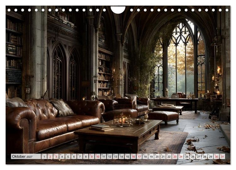 Produktbild: Geheime Bibliotheken der alten Welt (Wandkalender 2027 DIN A4 quer), CALVENDO Monatskalender