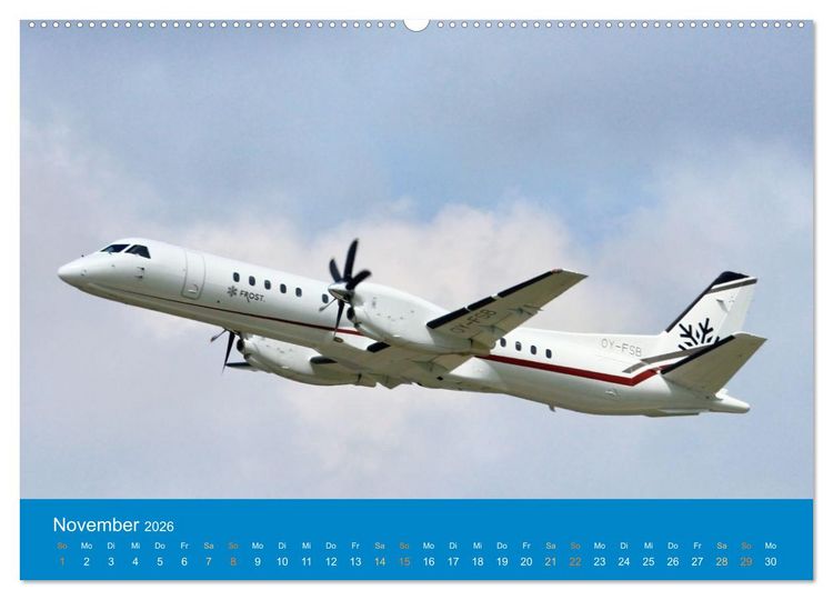 Produktbild: Flugzeugmomente in Stuttgart (Wandkalender 2026 DIN A2 quer), CALVENDO Monatskalender