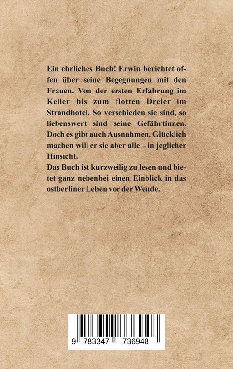 Produktbild: Erwin und die Liebe