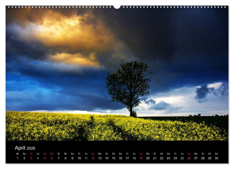 Produktbild: Himmels-Bilder - Die gro&szlig;e Weite (hochwertiger Premium Wandkalender 2026 DIN A2 quer), Kunstdruck in Hochglanz