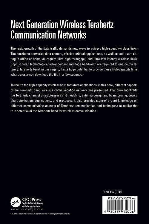 Produktbild: Next Generation Wireless Terahertz Communication Networks
