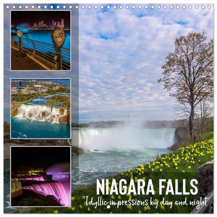 Produktbild: NIAGARA FALLS Idyllic impressions by day and night (Wall Calendar 2026 12 &times; 12 Inch) CALVENDO 12 Month Wall Calendar