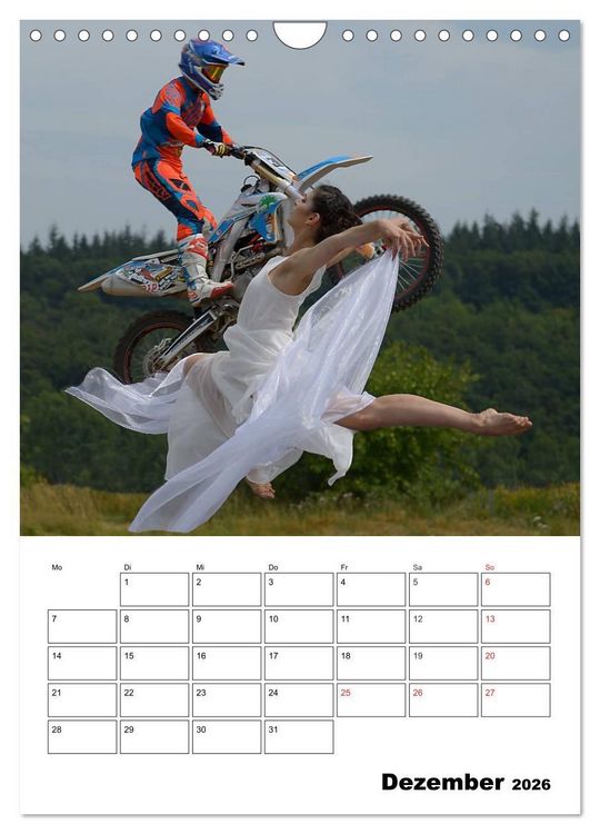 Produktbild: Motocross Terminplaner (Wandkalender 2026 DIN A4 hoch), CALVENDO Monatskalender