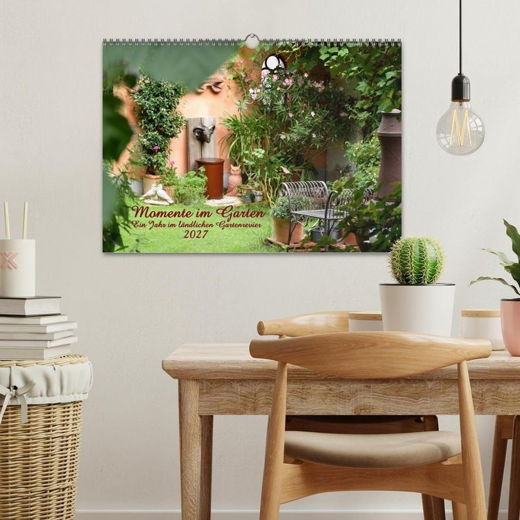 Produktbild: Momente im Garten (Wandkalender 2027 DIN A3 quer), CALVENDO Monatskalender