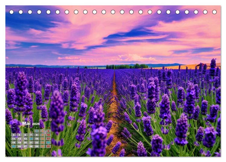Produktbild: Lavendel f&uuml;r deine Sinne (Tischkalender 2026 DIN A5 quer), CALVENDO Monatskalender