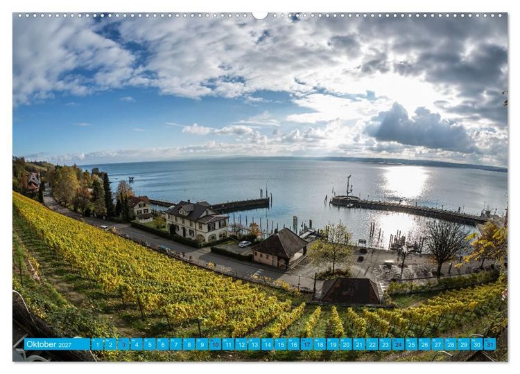Produktbild: Meersburg - pittoreske Kleinstadt am Bodensee (Wandkalender 2027 DIN A2 quer), CALVENDO Monatskalender