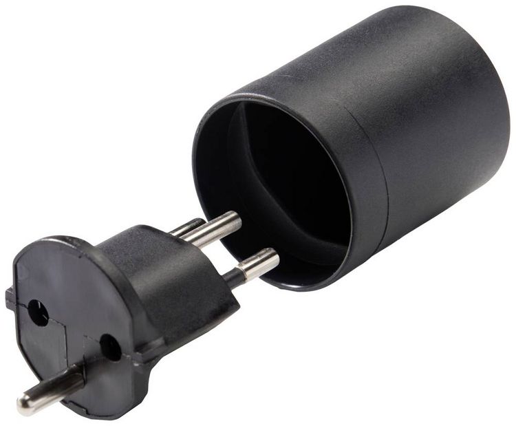 Produktbild: Martin Kaiser 153/sw/1 Steckeradapter nicht l&ouml;sbar 1er Set