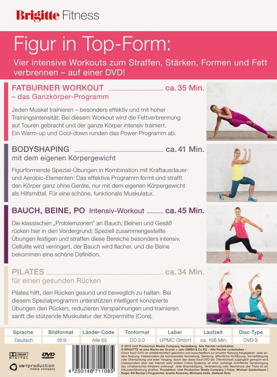 Produktbild: Brigitte - Figurtraining intensiv
