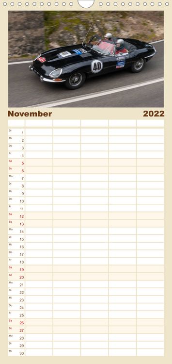 Produktbild: Classic Autos - Familienplaner hoch (Wandkalender 2022 , 21 cm x 45 cm, hoch)