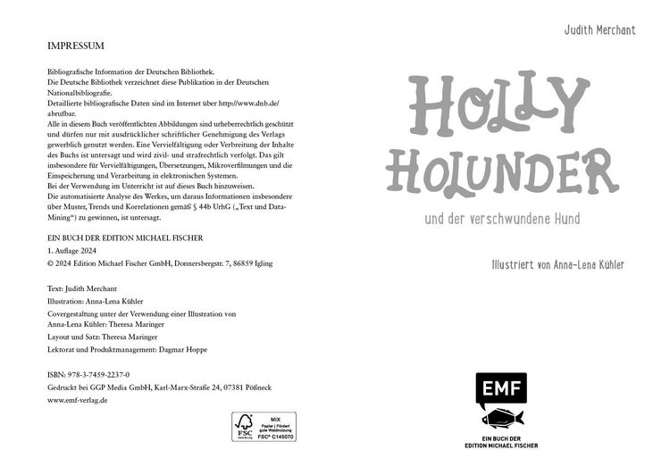 Produktbild: Holly Holunder und der verschwundene Hund (Band 2)