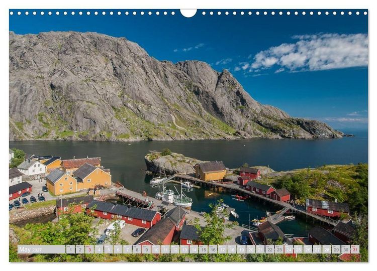 Produktbild: Norway / UK-Version (Wall Calendar 2027 DIN A3 landscape), CALVENDO 12 Month Wall Calendar