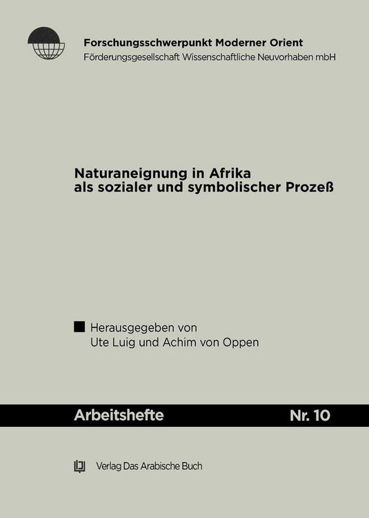 Produktbild: Naturaneignung in Afrika als sozialer und symbolischer Proze&szlig;.