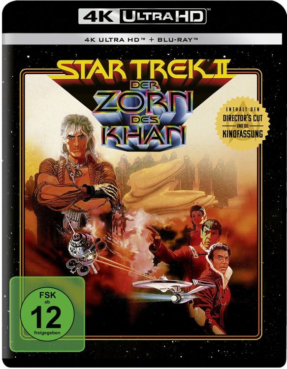 Produktbild: STAR TREK II - Der Zorn des Khan (4K Ultra HD) (+ Blu-ray)