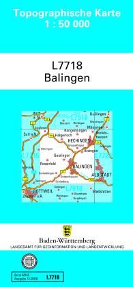 Produktbild: Balingen 1 : 50 000