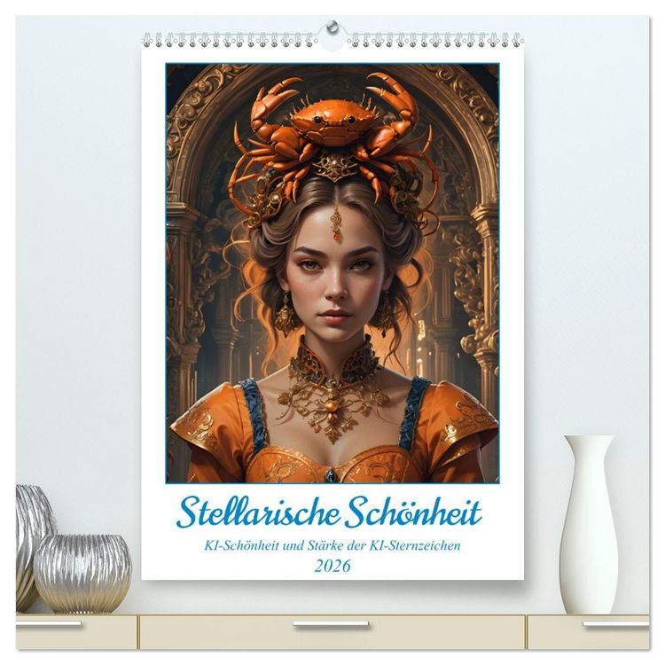 Produktbild: Stellarische Sch&ouml;nheit (hochwertiger Premium Wandkalender 2026 DIN A2 hoch), Kunstdruck in Hochglanz