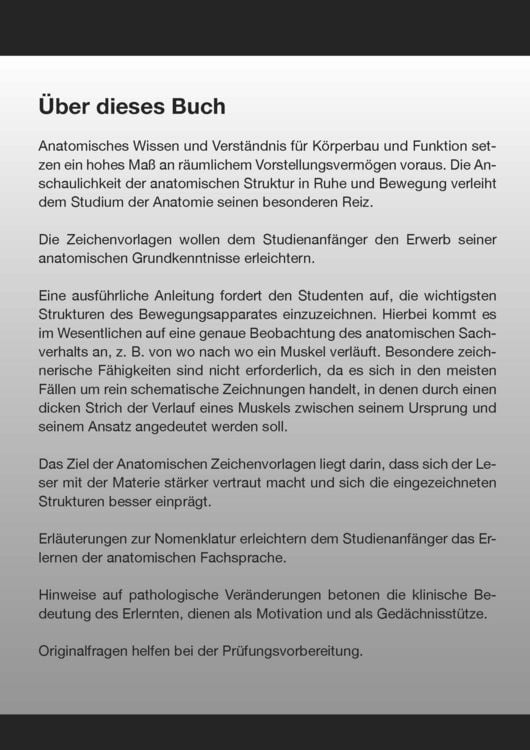 Produktbild: Anatomische Zeichenvorlagen