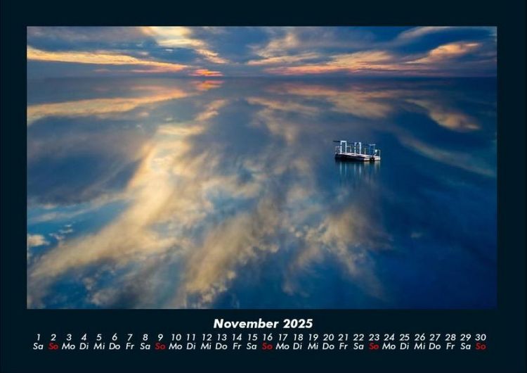 Produktbild: Landschaftskalender 2025 Fotokalender DIN A4
