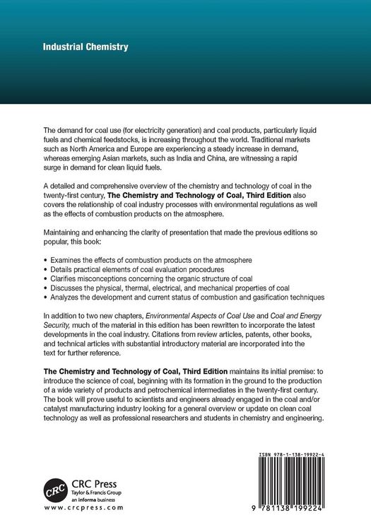 Produktbild: The Chemistry and Technology of Coal