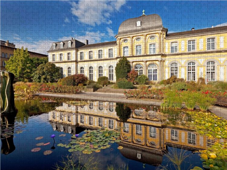 Produktbild: CALVENDO Puzzle Poppelsdorfer Schloss, Luftaufnahme | 1000 Teile Lege-Gr&ouml;&szlig;e 64x48cm Foto-Puzzle f&uuml;r gl&uuml;ckliche Stunden