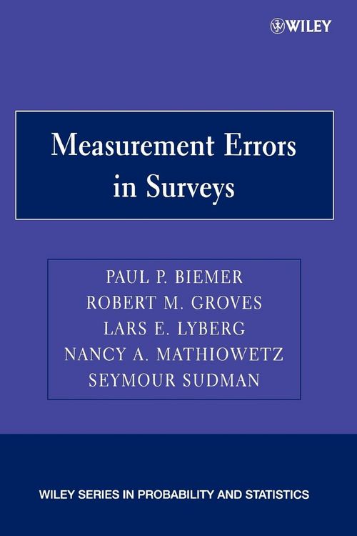Produktbild: Measurement Errors in Surveys