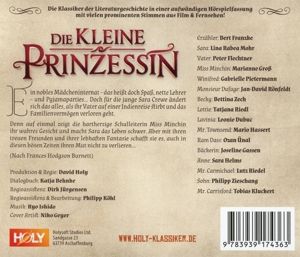 Produktbild: Behnke, K: Die kleine Prinzessin/CD