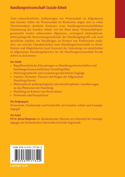 Produktbild: Handlungswissenschaft Soziale Arbeit