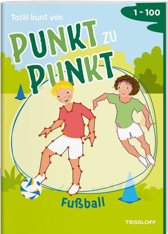 Produktbild: Total bunt von Punkt zu Punkt. Fu&szlig;ball. Von 1 bis 100