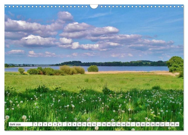 Produktbild: Die Ostsee - von Schleswig nach Gl&uuml;cksburg (Wandkalender 2026 DIN A3 quer), CALVENDO Monatskalender