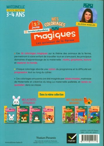 Produktbild: Mes coloriages magiques : les animaux de la ferme PS