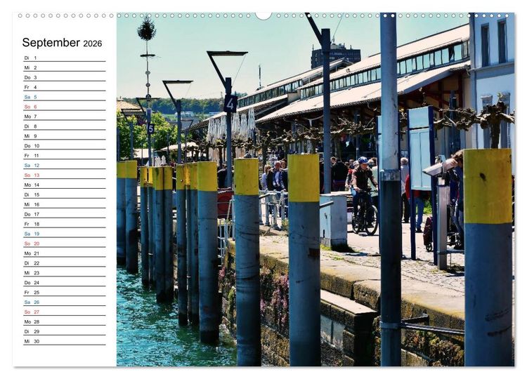 Produktbild: Konstanz - Ansichtssache (hochwertiger Premium Wandkalender 2026 DIN A2 quer), Kunstdruck in Hochglanz