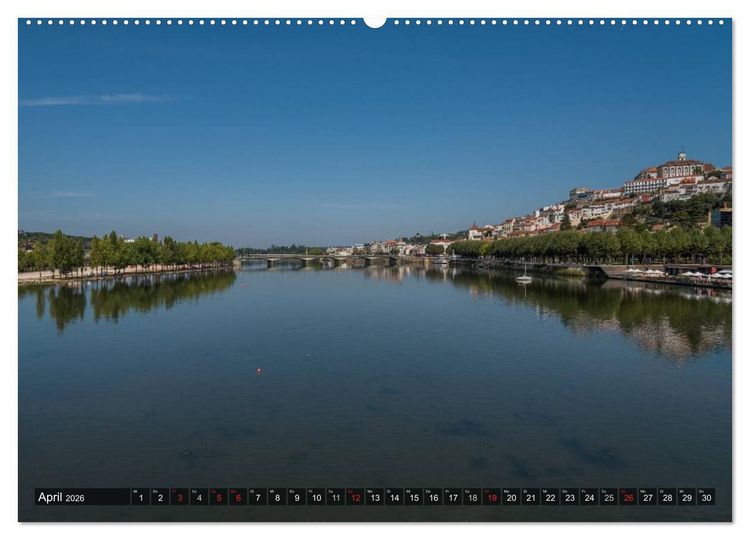Produktbild: Portugal - Bilder dreier St&auml;dte (Wandkalender 2026 DIN A2 quer), CALVENDO Monatskalender
