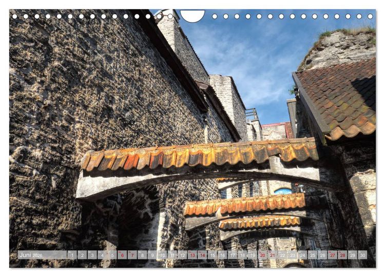 Produktbild: Die Perle am Finnischen Meerbusen Tallinn (Wandkalender 2026 DIN A4 quer), CALVENDO Monatskalender