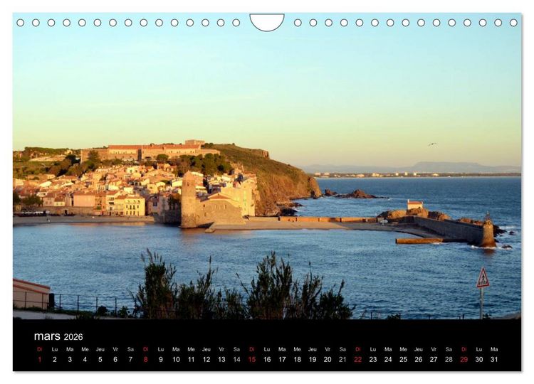 Produktbild: Un jour COLLIOURE (Calendrier mural 2026 DIN A4 vertical), CALVENDO calendrier mensuel