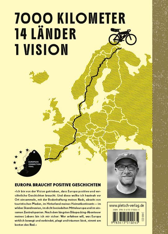 Produktbild: Fahrrad, Freiheit, Europa - unterwegs auf dem EuropeanConnection Trail