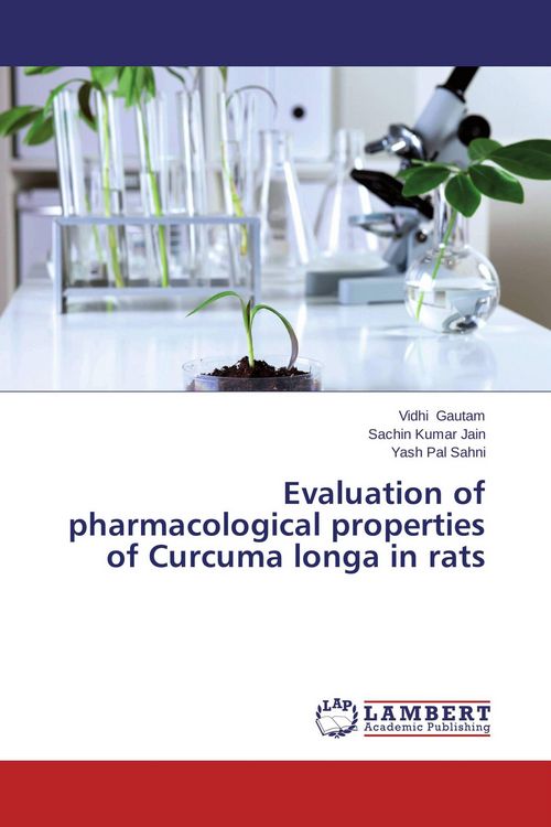 Produktbild: Evaluation of pharmacological properties of Curcuma longa in rats