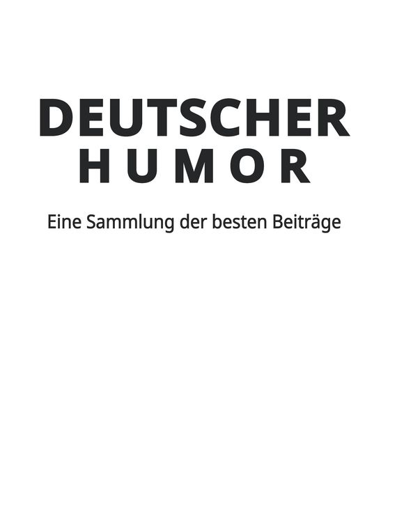 Produktbild: Deutscher Humor