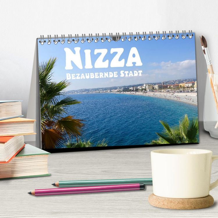 Produktbild: Nizza Bezaubernde Stadt (Tischkalender 2026 DIN A5 quer), CALVENDO Monatskalender