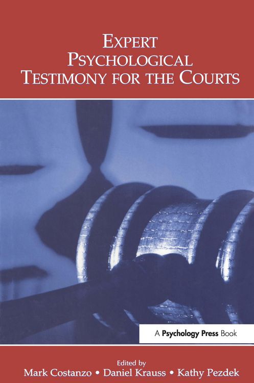 Produktbild: Expert Psychological Testimony for the Courts