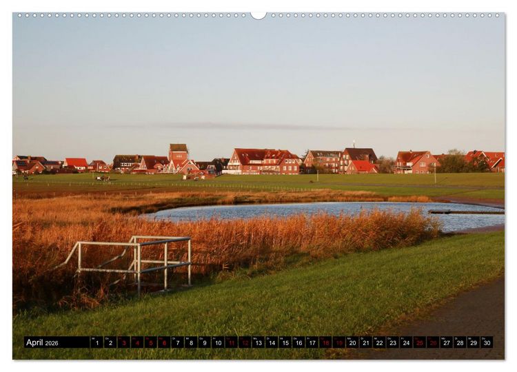 Produktbild: Insel Baltrum, Perle im Ostfriesischen Wattenmeer (hochwertiger Premium Wandkalender 2026 DIN A2 quer), Kunstdruck in Hochglanz