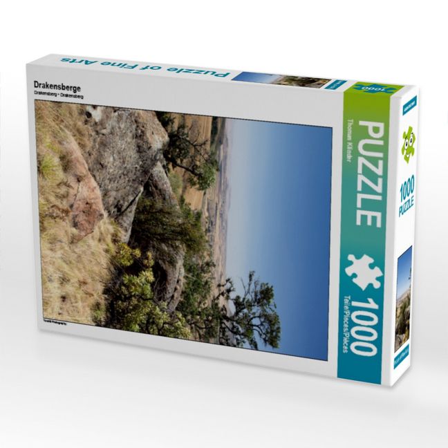 Produktbild: CALVENDO Puzzle Drakensberge | 1000 Teile Lege-Gr&ouml;&szlig;e 64x48cm Foto-Puzzle f&uuml;r gl&uuml;ckliche Stunden